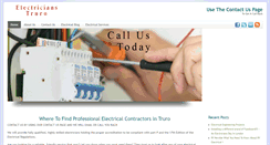 Desktop Screenshot of electricianstruro.com
