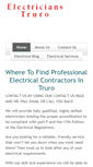 Mobile Screenshot of electricianstruro.com